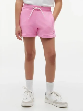 Pantaloni scurți din tricot cu imprimeu tonal pentru copii Pantaloni scurți din tricot cu imprimeu tonal pentru copii