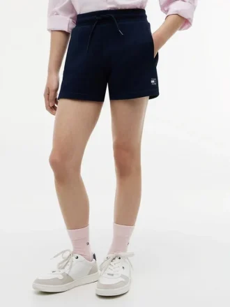 Pantaloni scurți din tricot cu imprimeu tonal pentru copii Pantaloni scurți din tricot cu imprimeu tonal pentru copii