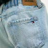 Pantaloni scurți drepți din denim pentru copii Pantaloni scurți drepți din denim pentru copii