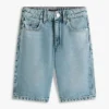 Pantaloni scurți drepți din denim pentru copii Pantaloni scurți drepți din denim pentru copii