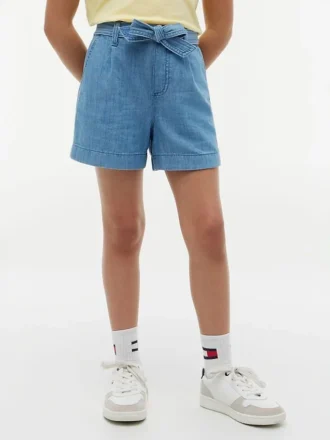 Pantaloni scurți elastici cu curele pentru copii Pantaloni scurți elastici cu curele pentru copii