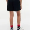 Pantaloni scurți elastici cu curele pentru copii