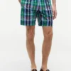 Pantaloni scurți Madras cu croială regular, 7″ Pantaloni scurți Madras cu croială regular, 7″