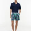 Pantaloni scurți Madras cu croială regular, 7″ Pantaloni scurți Madras cu croială regular, 7″