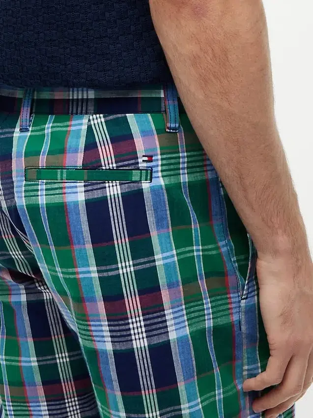 Pantaloni scurți Madras cu croială regular, 7″ Pantaloni scurți Madras cu croială regular, 7″