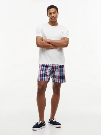 Pantaloni scurți Madras de 7″ cu croială regular Pantaloni scurți Madras de 7″ cu croială regular