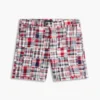 Pantaloni scurți Madras Patchwork cu croială regular, 7″ Pantaloni scurți Madras Patchwork cu croială regular, 7″