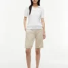Pantaloni scurți tip bermuda din amestec de in, 28 cm