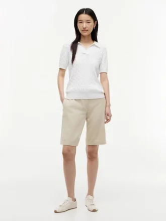 Pantaloni scurți tip bermuda din amestec de in, 28 cm