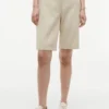 Pantaloni scurți tip bermuda din amestec de in, 28 cm