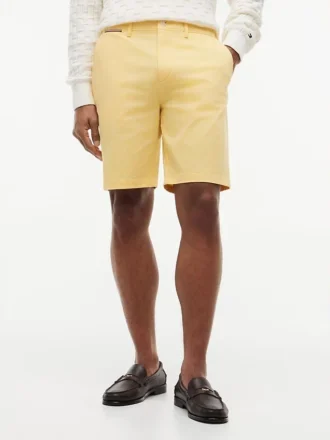Pantaloni scurți Tommy cu talie confortabilă de 9″ și croială regular