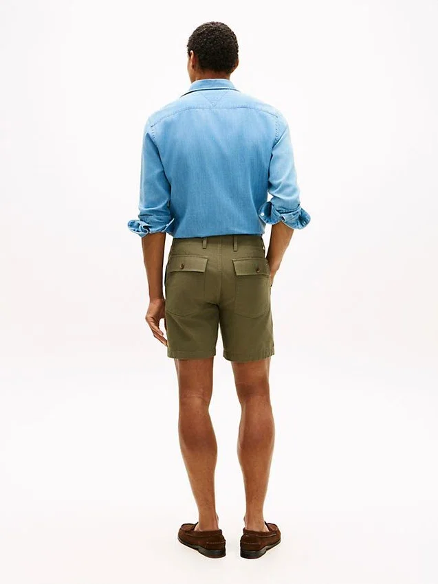 Pantaloni scurți utilitari cu croială regular, lungime 7″ Pantaloni scurți utilitari cu croială regular, lungime 7″