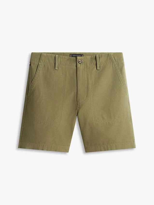 Pantaloni scurți utilitari cu croială regular, lungime 7″ Pantaloni scurți utilitari cu croială regular, lungime 7″