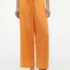 Pantaloni ușori din amestec de in, fără nasturi Pantaloni ușori din amestec de in, fără nasturi