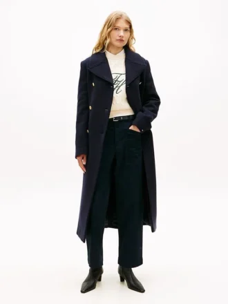 Pantaloni utilitari cu croi larg și material elastic