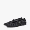 Pantofi Mary Jane din piele țesută Pantofi Mary Jane din piele țesută