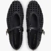 Pantofi Mary Jane din piele țesută Pantofi Mary Jane din piele țesută