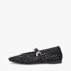 Pantofi Mary Jane din piele țesută Pantofi Mary Jane din piele țesută