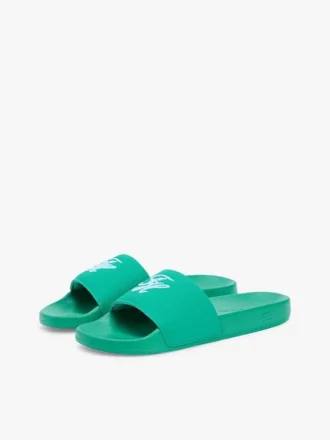 Papuci de piscină cu monogramă brodată