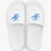 Papuci de piscină cu monogramă brodată Papuci de piscină cu monogramă brodată