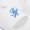 Papuci de piscină cu monogramă brodată Papuci de piscină cu monogramă brodată