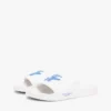 Papuci de piscină din pânză cu monogramă brodată Papuci de piscină din pânză cu monogramă brodată