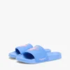 Papuci de piscină din pânză cu monogramă brodată Papuci de piscină din pânză cu monogramă brodată