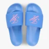 Papuci de piscină din pânză cu monogramă brodată Papuci de piscină din pânză cu monogramă brodată