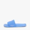 Papuci de piscină din pânză cu monogramă brodată Papuci de piscină din pânză cu monogramă brodată