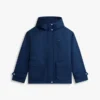 Parka scurtă cu glugă, rezistentă la apă Parka scurtă cu glugă, rezistentă la apă