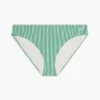 Partea de jos a bikini-ului cu dungi din seersucker Partea de jos a bikini-ului cu dungi din seersucker