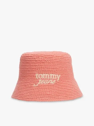 Pălărie de pescuit croșetată Tommy Jeans