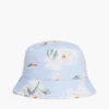 Pălărie tip bucket cu imprimeu floral Pălărie tip bucket cu imprimeu floral