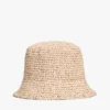 Pălărie tip bucket din rafie croșetată Pălărie tip bucket din rafie croșetată