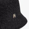 Pălărie tip bucket din rafie croșetată Pălărie tip bucket din rafie croșetată