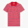 Polo clasic din piqué elastic cu dungi Polo clasic din piqué elastic cu dungi