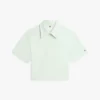 Polo cu croială lejeră și monogramă script Polo cu croială lejeră și monogramă script