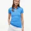 Polo cu croială slim și fermoar Polo cu croială slim și fermoar