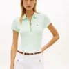 Polo cu croială slim și fermoar Polo cu croială slim și fermoar
