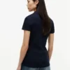 Polo cu croială slim și fermoar Polo cu croială slim și fermoar