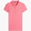 Polo cu croială slim și fermoar Polo cu croială slim și fermoar