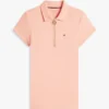 Polo cu croială slim și fermoar Polo cu croială slim și fermoar