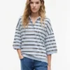 Polo cu dungi, croială oversized Polo cu dungi, croială oversized