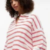 Polo cu dungi, croială oversized Polo cu dungi, croială oversized