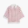 Polo cu dungi, croială oversized Polo cu dungi, croială oversized
