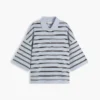 Polo cu dungi, croială oversized Polo cu dungi, croială oversized