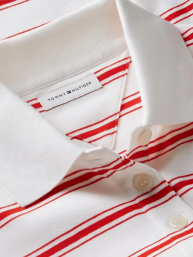 Polo cu dungi, croială oversized Polo cu dungi, croială oversized