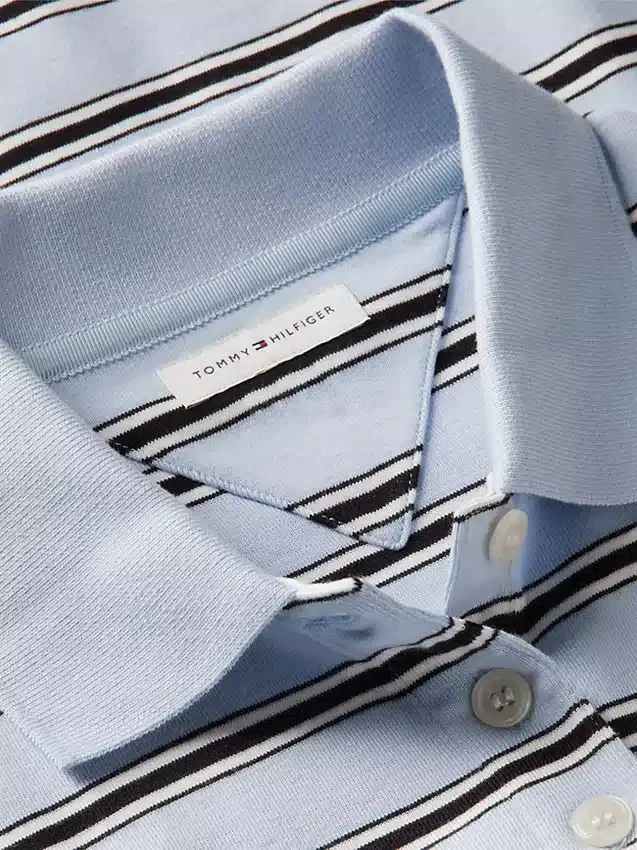 Polo cu dungi, croială oversized Polo cu dungi, croială oversized