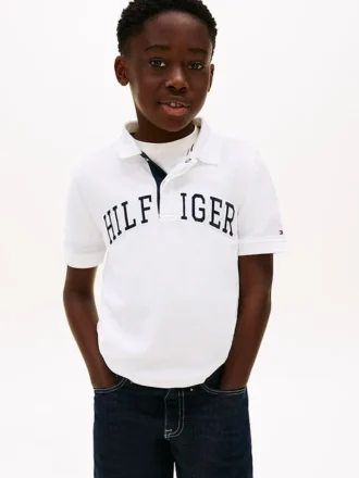 Polo cu imprimeu Hilfiger pentru copii