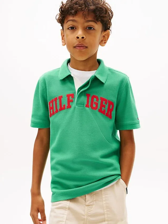 Polo cu imprimeu Hilfiger pentru copii Polo cu imprimeu Hilfiger pentru copii